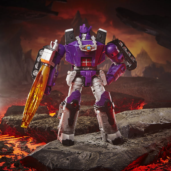 Transformers Kingdom War for Cybertron Galvatron Leader Class Figure