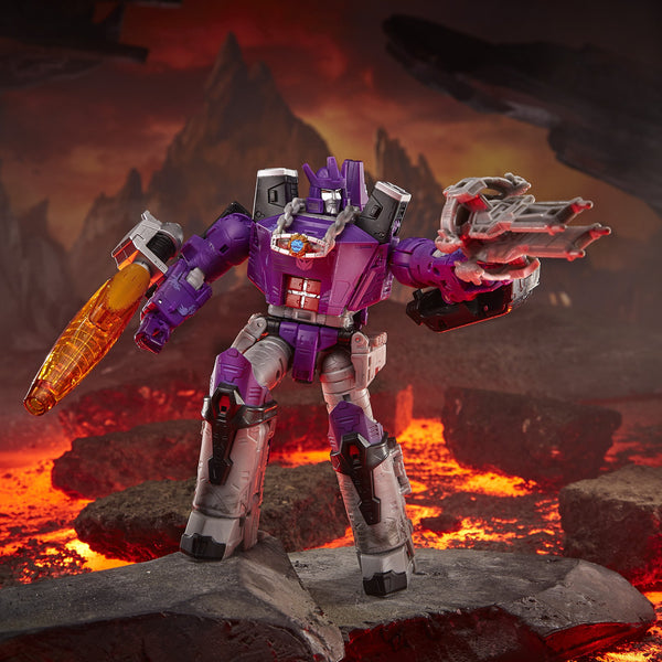 Transformers Kingdom War for Cybertron Galvatron Leader Class Figure