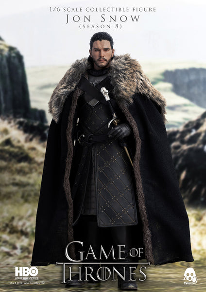 ThreeZero Game of Thrones Jon Snow (Season 8) 1:6 Scale Figure, Popular Characters- Have a Blast Toys & Games
