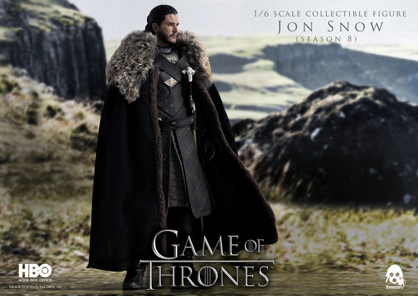 ThreeZero Game of Thrones Jon Snow (Season 8) 1:6 Scale Figure, Popular Characters- Have a Blast Toys & Games