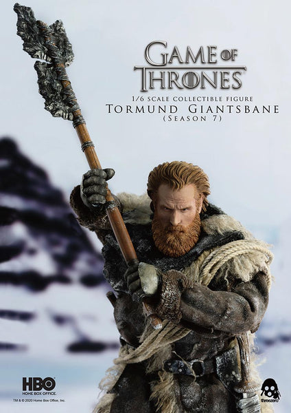 ThreeZero Game of Thrones Tormund Giantsbane 1:6 Scale Figure