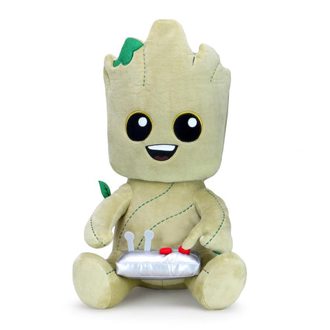 Kidrobot Guardians of the Galaxy Baby Groot w/ Button 16-Inch Hugme Plush