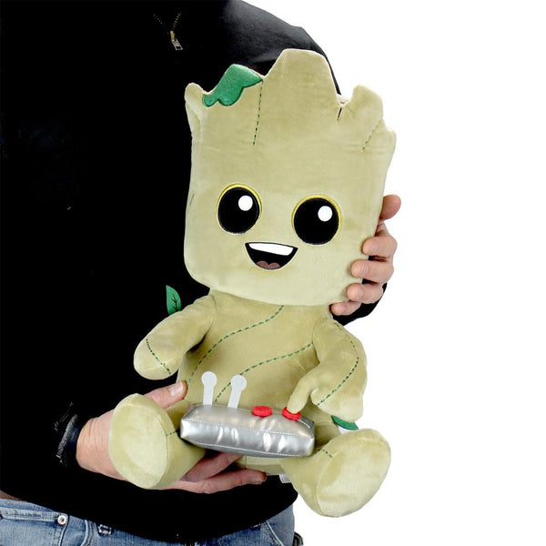 Kidrobot Guardians of the Galaxy Baby Groot w/ Button 16-Inch Hugme Plush