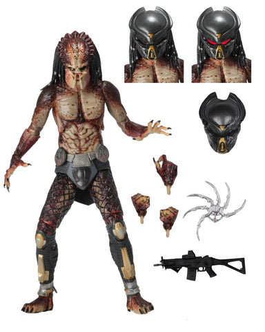 NECA Predator 2018 Ultimate Fugitive Predator (Lab Escape) 7-Inch Figure, Popular Characters- Have a Blast Toys & Games