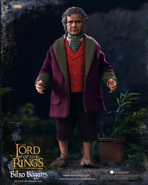 Asmus Lord of the Rings Lotr Bilbo Baggins (Old) 1:6 Scale Figure