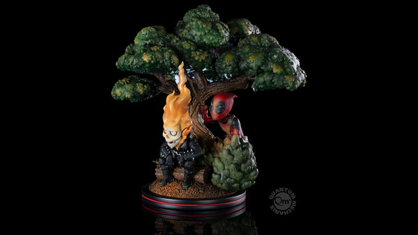Quantum Mechanix Deadpool x Ghost Rider Q-Fig Master Diorama Statue