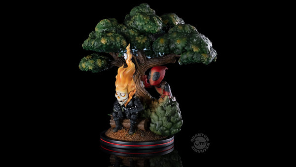 Quantum Mechanix Deadpool x Ghost Rider Q-Fig Master Diorama Statue