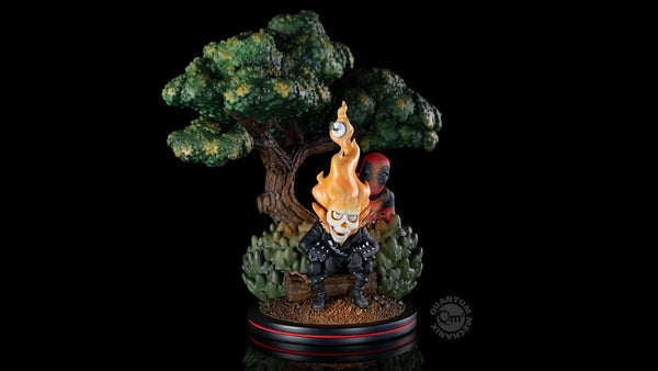 Quantum Mechanix Deadpool x Ghost Rider Q-Fig Master Diorama Statue