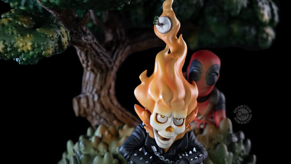 Quantum Mechanix Deadpool x Ghost Rider Q-Fig Master Diorama Statue