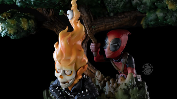 Quantum Mechanix Deadpool x Ghost Rider Q-Fig Master Diorama Statue