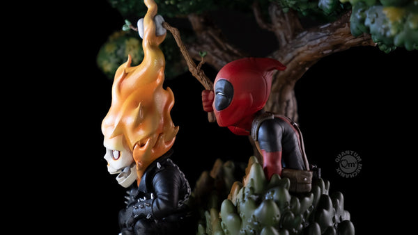 Quantum Mechanix Deadpool x Ghost Rider Q-Fig Master Diorama Statue