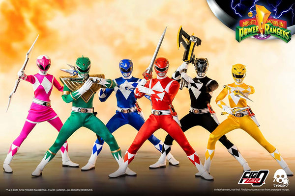 ThreeZero Mighty Morphin Power Rangers 6 Pack 1:6 Scale Figure Set