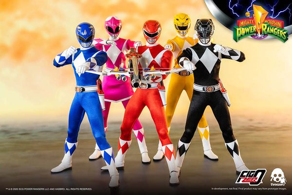 ThreeZero Mighty Morphin Power Rangers 6 Pack 1:6 Scale Figure Set