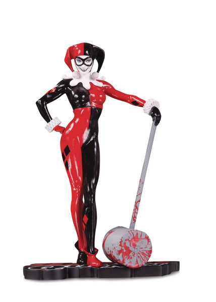DC Collectibles Harley Quinn Red White & Black Adam Hughes Statue, DC Comics- Have a Blast Toys & Games