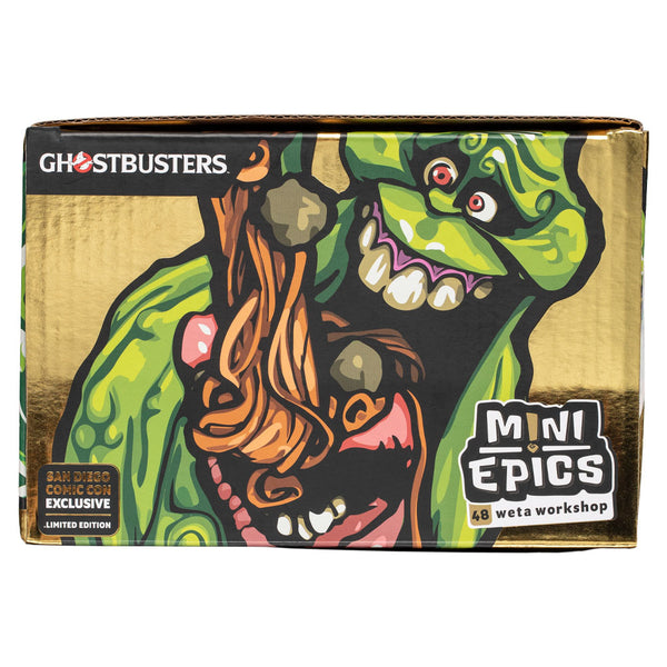 Weta Mini Epics Ghostbusters Slimer Glow in the Dark SDCC Figure Damaged Box