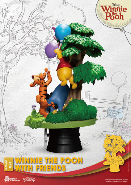 Beast Kingdom Disney Winnie the Pooh with Friends D-Stage 6-Inch Diorama Statue