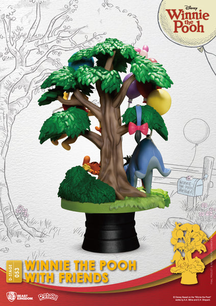 Beast Kingdom Disney Winnie the Pooh with Friends D-Stage 6-Inch Diorama Statue