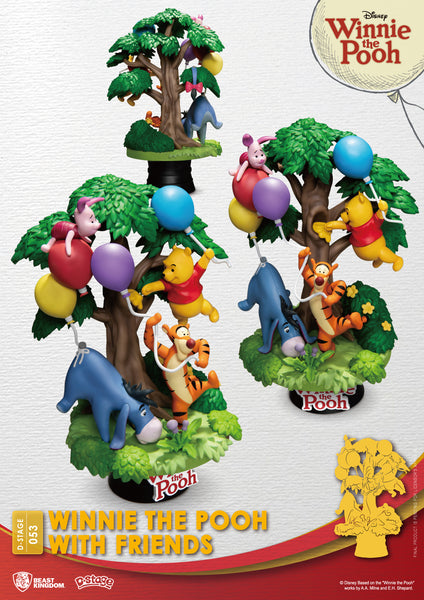 Beast Kingdom Disney Winnie the Pooh with Friends D-Stage 6-Inch Diorama Statue