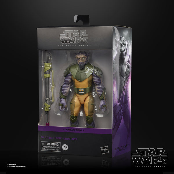 Star Wars The Black Series Zeb Orrelios Rebels 6-Inch Action Figure