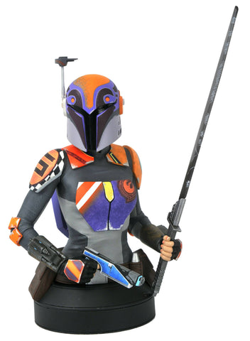 Gentle Giant Star Wars Rebels Sabine Wren 1/6 Scale Bust