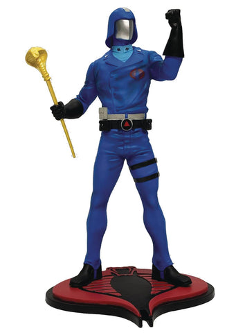 Gi Joe Cobra Commander PCS Collectibles 1:8 Scale PVC Statue