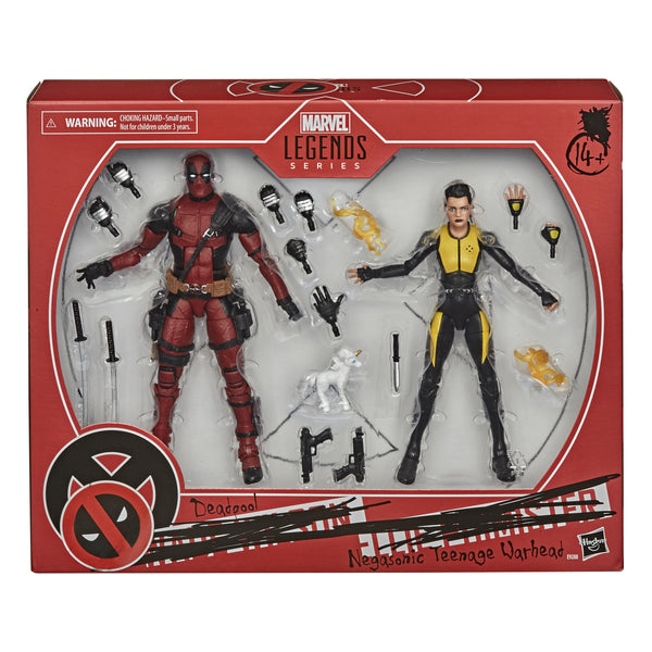 Marvel Legends X-Men Deadpool & Negasonic Teenage Warhead 6-Inch Figure Set