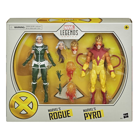 Marvel Legends X-Men Rogue & Pyro 6-Inch Figure Set