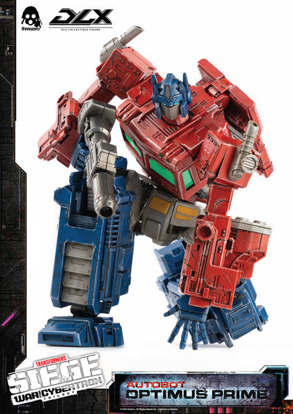 ThreeZero Transformers War for Cybertron Optimus Prime Dlx Diecast Figure