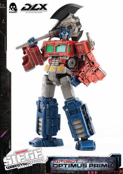 ThreeZero Transformers War for Cybertron Optimus Prime Dlx Diecast Figure