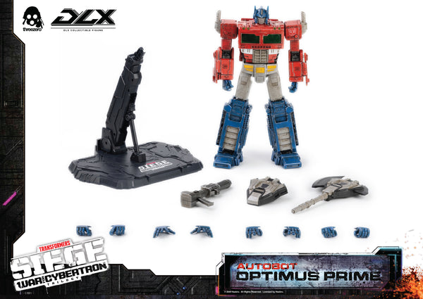 ThreeZero Transformers War for Cybertron Optimus Prime Dlx Diecast Figure
