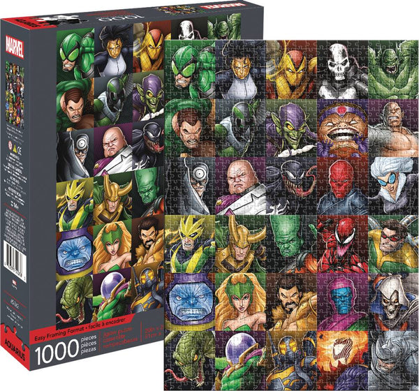 Aquarius Marvel Villains Collage 1000 Piece Puzzle