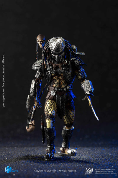 Hiya Toys Avp Alien vs Predator Chopper Predator 1/18 Scale Figure