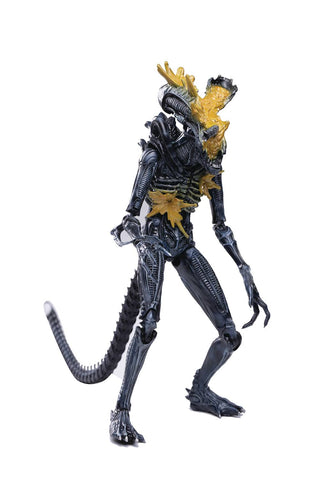 Hiya Toys Aliens Headshot Damage Alien Warrior Exquisite Mini 1/18 Scale Figure