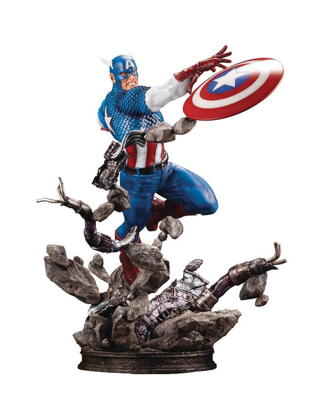 Kotobukiya Marvel Captain America Avengers Fine Art 1/6 Scale Statue
