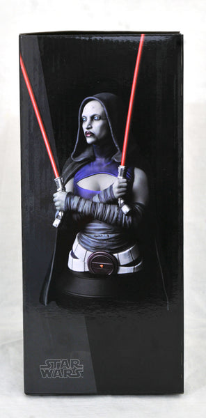 Gentle Giant Star Wars Clone Wars Asajj Ventress 1/6 Scale Bust