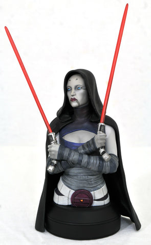 Gentle Giant Star Wars Clone Wars Asajj Ventress 1/6 Scale Bust