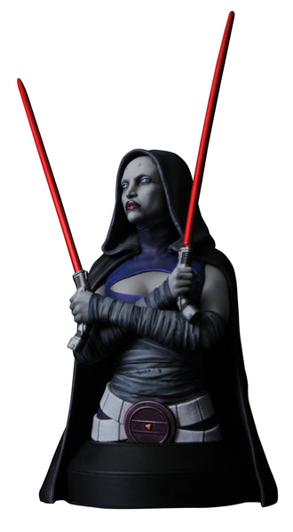 Gentle Giant Star Wars Clone Wars Asajj Ventress 1/6 Scale Bust