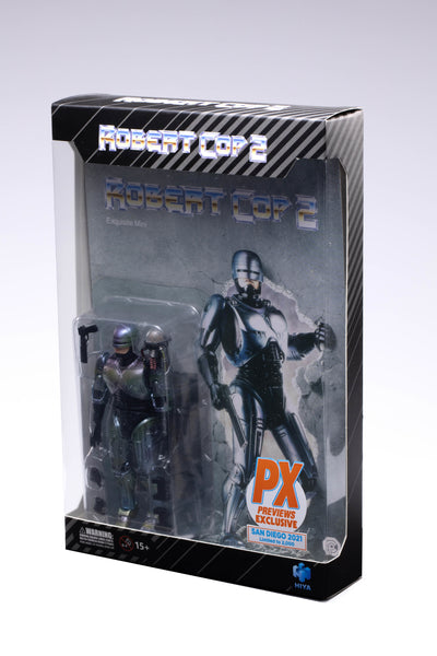 Hiya Toys Robocop 2 Robert Cop SDCC Px 2021 Exclusive 1/18 Scale Figure