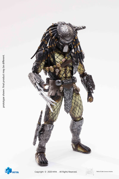 Hiya Toys Avp Alien vs Predator Temple Guard Predator 1/18 Scale Figure