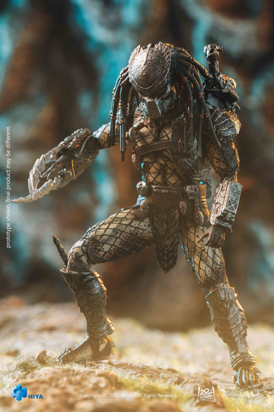 Hiya Toys Avp Alien vs Predator Temple Guard Predator 1/18 Scale Figure