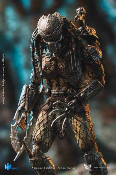 Hiya Toys Avp Alien vs Predator Temple Guard Predator 1/18 Scale Figure