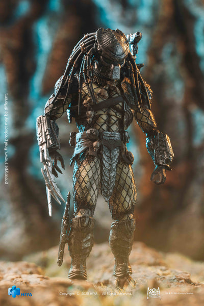 Hiya Toys Avp Alien vs Predator Temple Guard Predator 1/18 Scale Figure