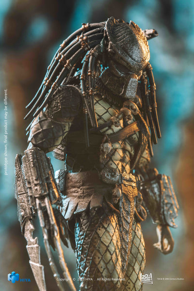 Hiya Toys Avp Alien vs Predator Temple Guard Predator 1/18 Scale Figure