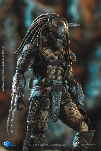 Hiya Toys Avp Alien vs Predator Young Blood Predator 1/18 Scale Figure