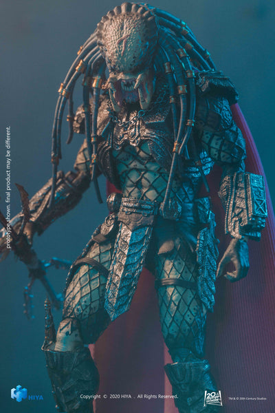 Hiya Toys Avp Alien vs Predator Elder Predator 1/18 Scale Action Figure