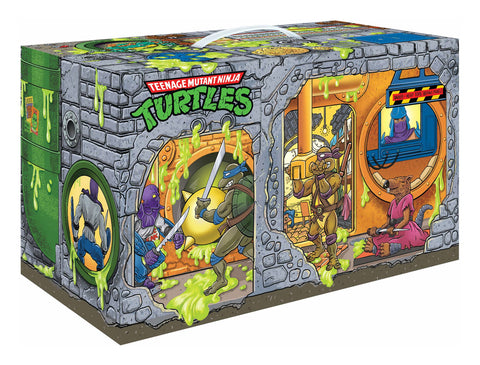 TMNT Retro Rotocast Sewer Lair 6 Piece Px Exclusive Figure Set