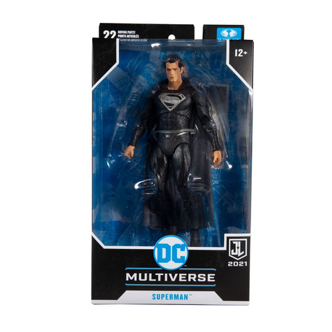 McFarlane DC Multiverse Justice League Superman Black Suit 7-Inch Figure