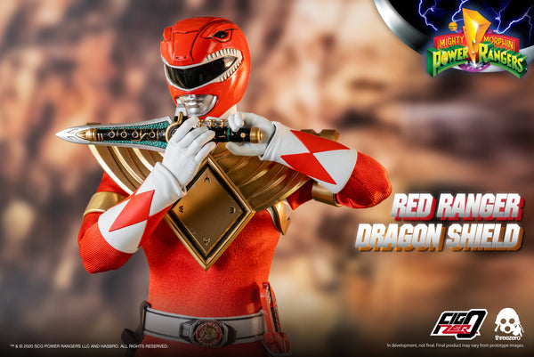 ThreeZero Power Rangers Dragon Shield Red Ranger 1:6 Scale Figure