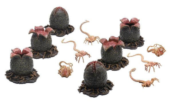 Hiya Toys Aliens Facehugger and Eggs Exquisite Mini 1/18 Scale Figure Set