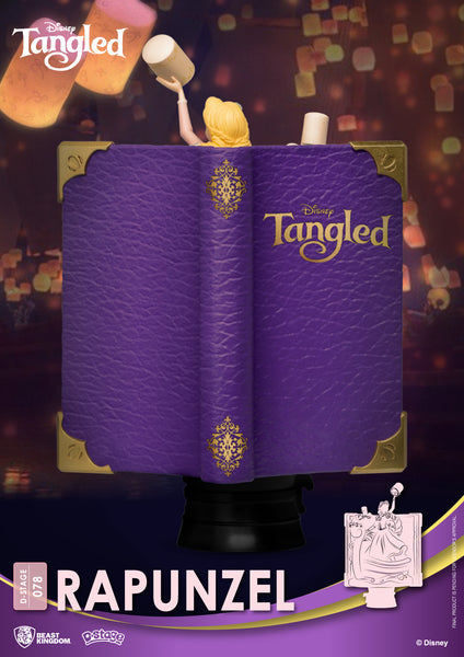 Disney Story Book Rapunzel Tangled D-Stage 6-Inch Statue